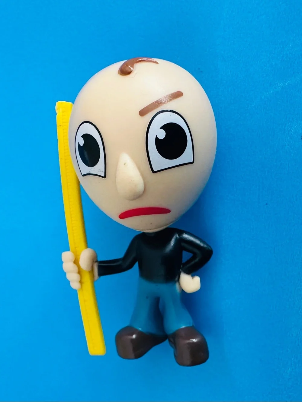 Frenemies Awfully Adorable Bald Man Ruler Figure Series 1 3”